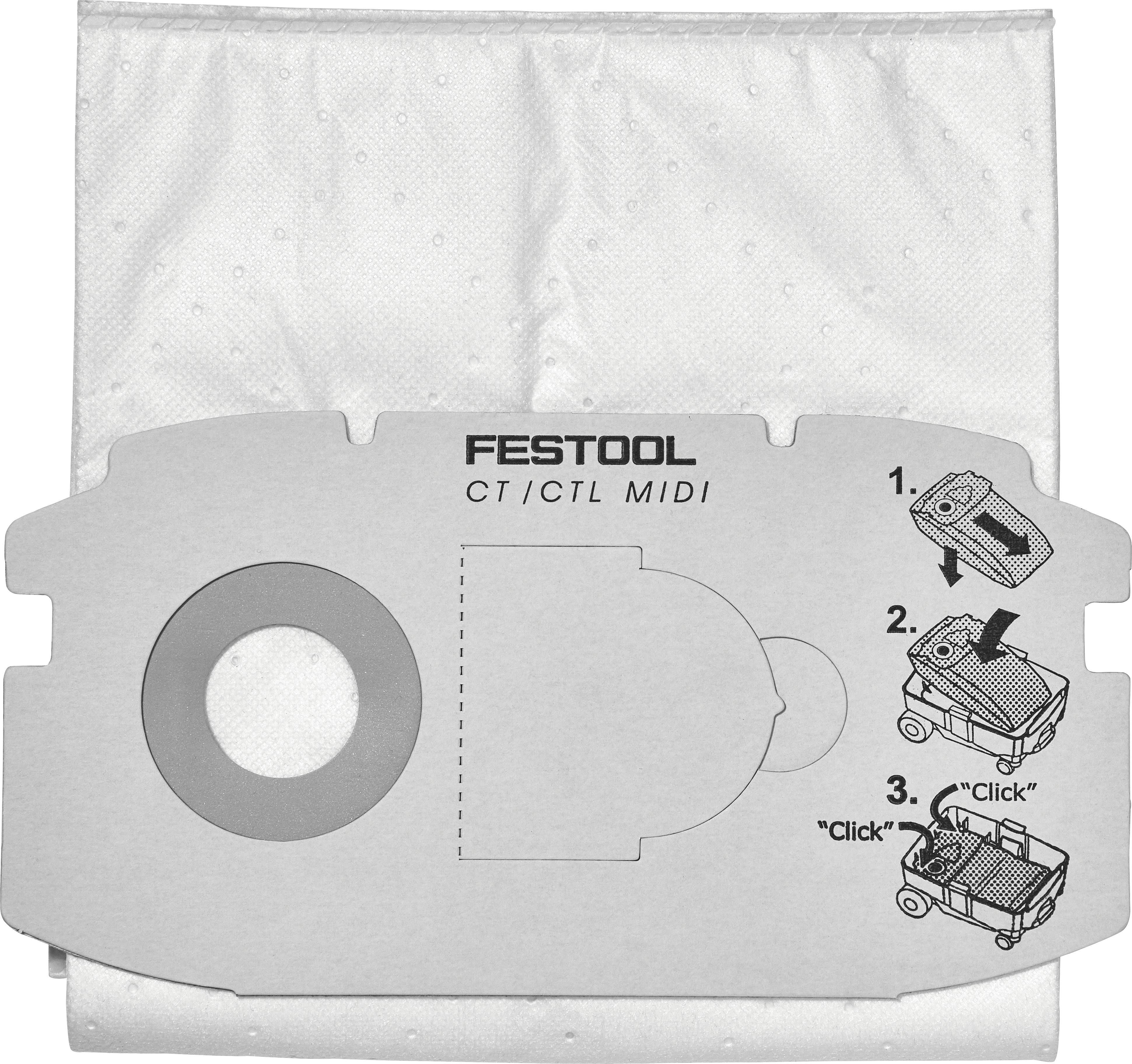 Festool 498411 Self Clean Filter Bag - for CT