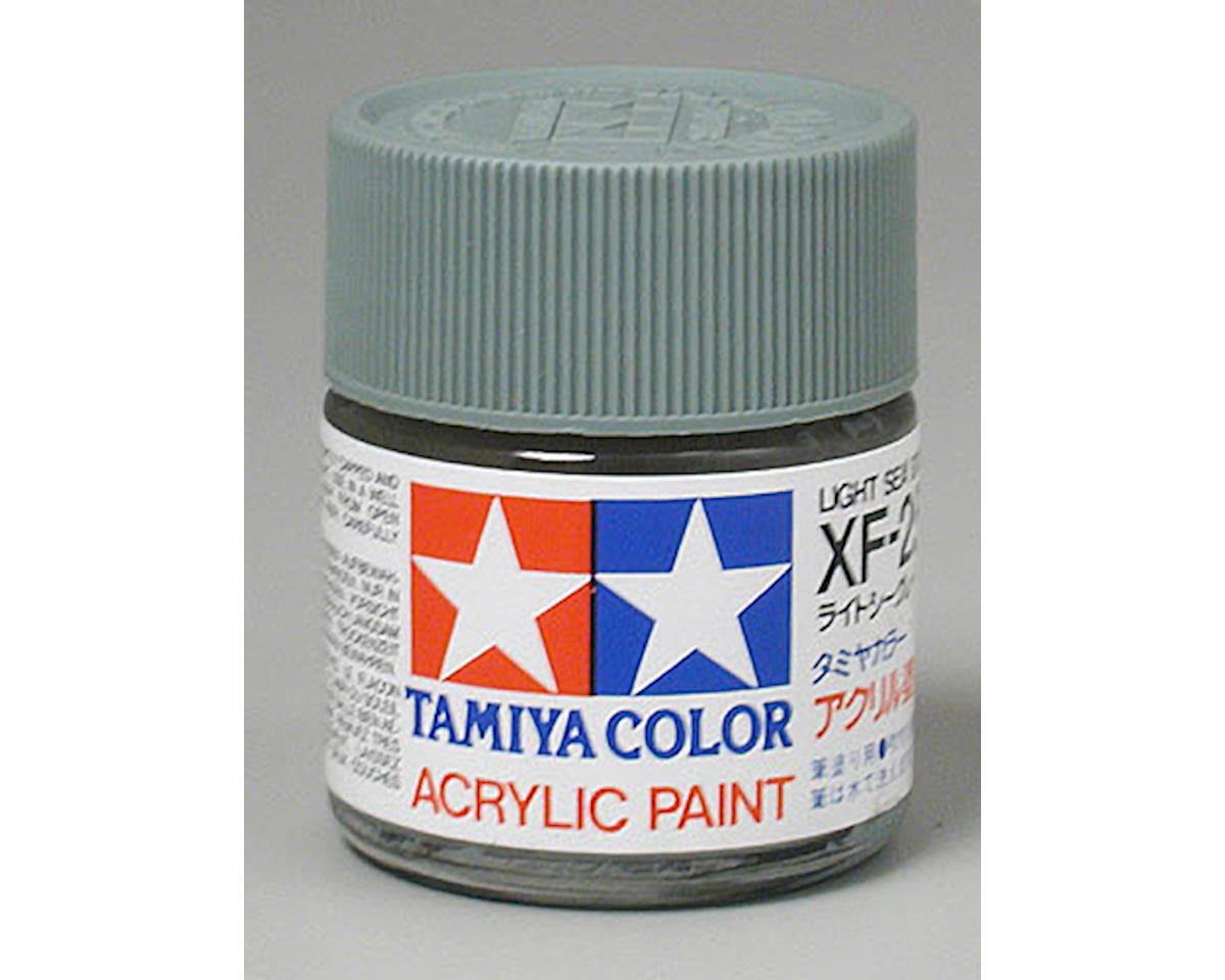 Tamiya Color XF25 Acrylic Acrylic Model Paint, Light Sea Gray - 0.77 oz bottle