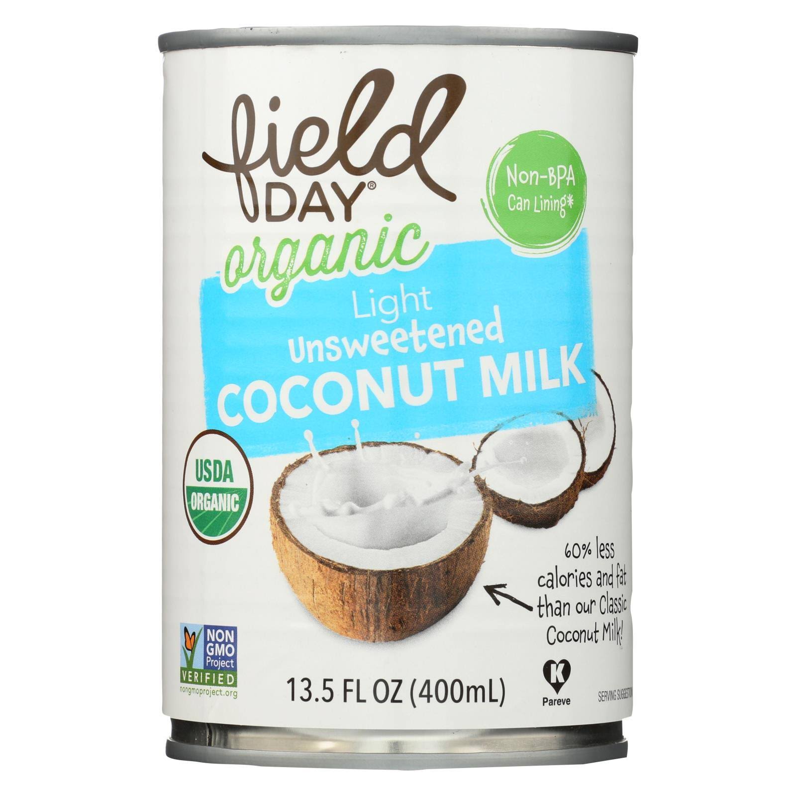 Field Day Organic Light Unsweetened Coconut Milk