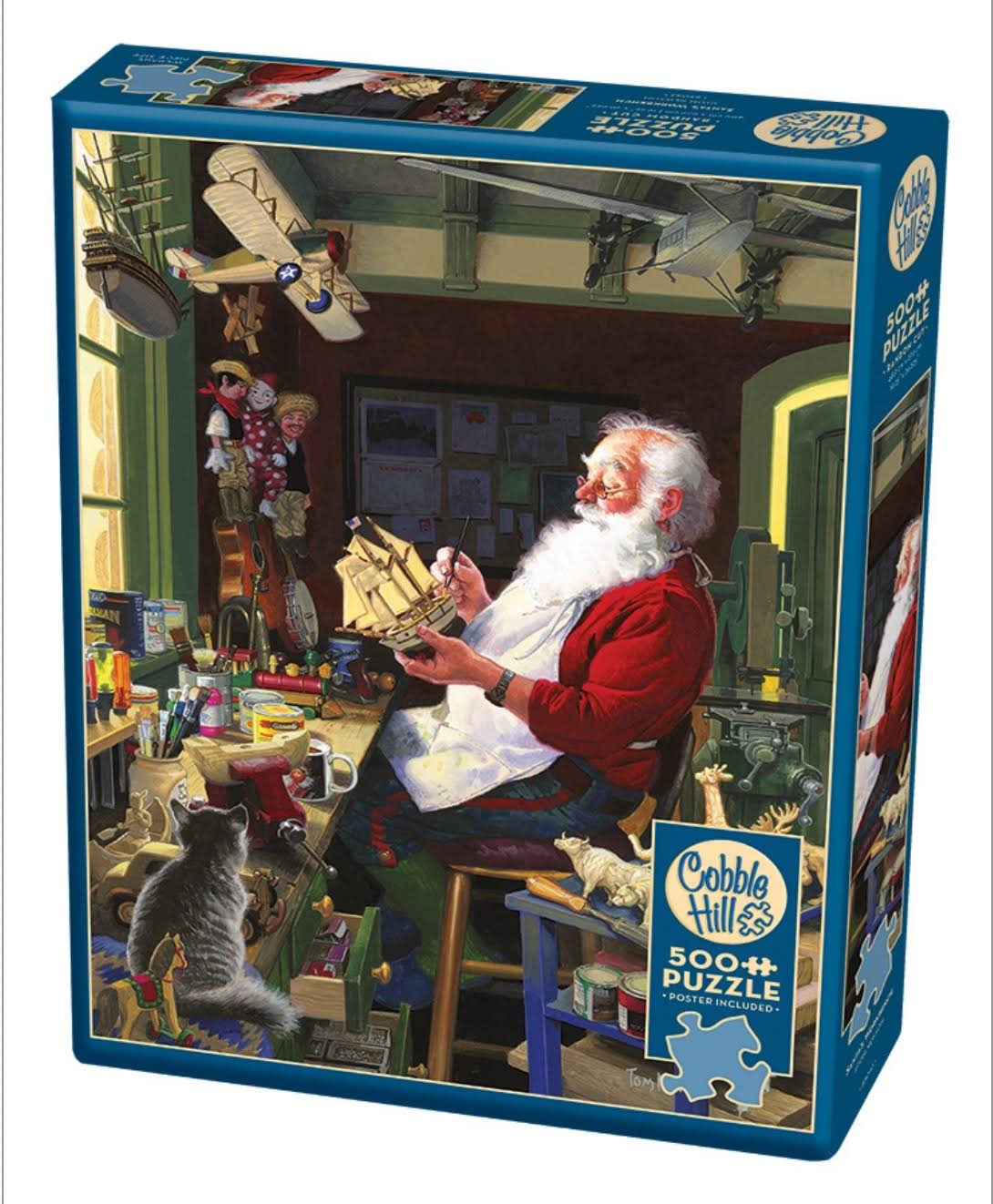 Cobble Hill - Santa's Workbench Puzzle 500pc - 500 Pieces