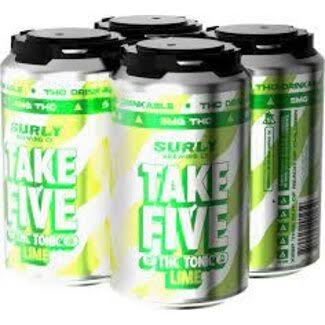 Surly Brewing Co Surly Take Five Tonic Lime 5mg THC 4 Can