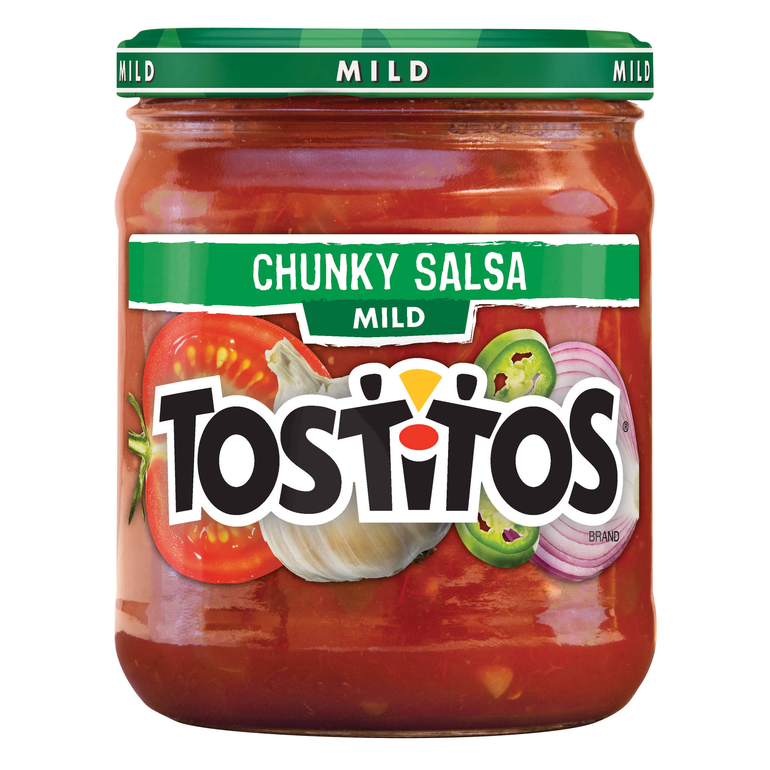 Tostitos, Mild Chunky Salsa, 15.5oz Glass Jar (Pack of 4)