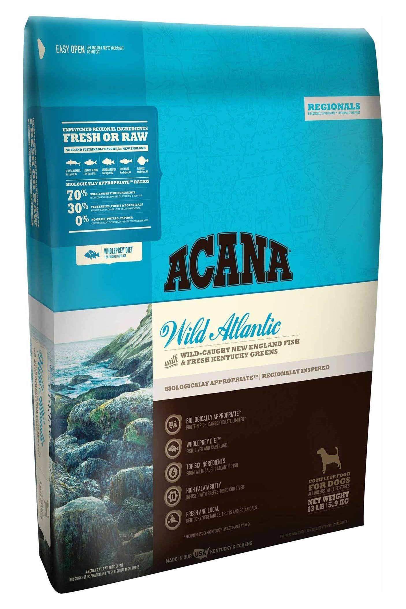 Acana Wild Atlantic Dry Dog Food - 11.3kg