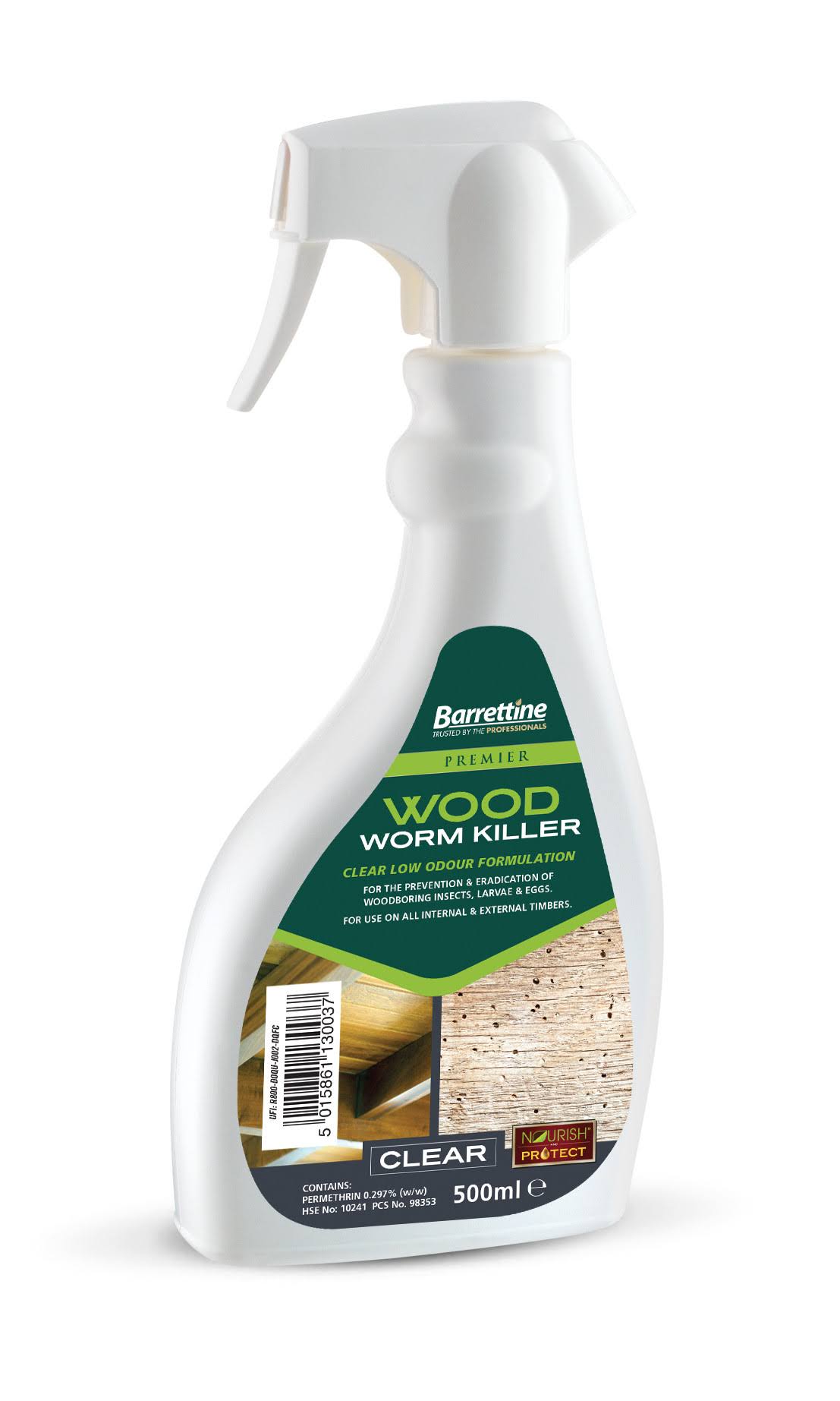 Barrettine - Woodworm Killer Spray 500ml