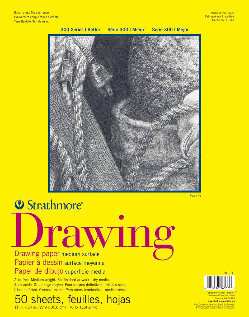 Strathmore 300 Drawing Pad - 11" x 14", 50 Sheet