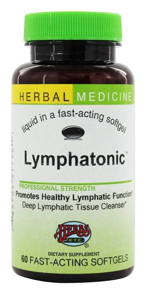 Herbs Etc Lymphatonic Supplement - 60 Softgels