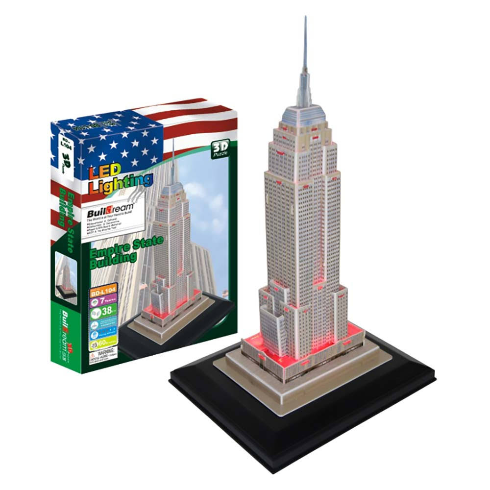 Firefox Toys Empire State Building with Light 38pcs BD-L104