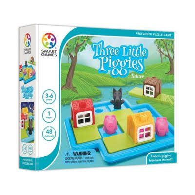 Smart Games Three Little Piggies Deluxe Preschool Puzzle Game