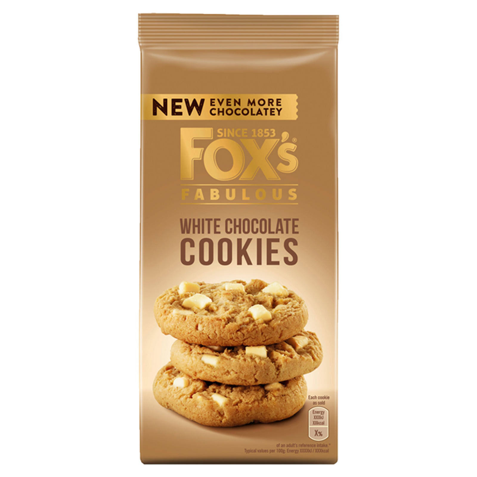 Foxs Chunkie Cookies White Chocolate Delivered to Ireland