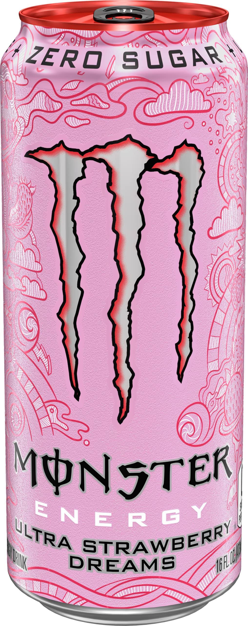 Monster Zero Sugar Ultra Strawberry Dreams Energy Drink (16 fl oz)