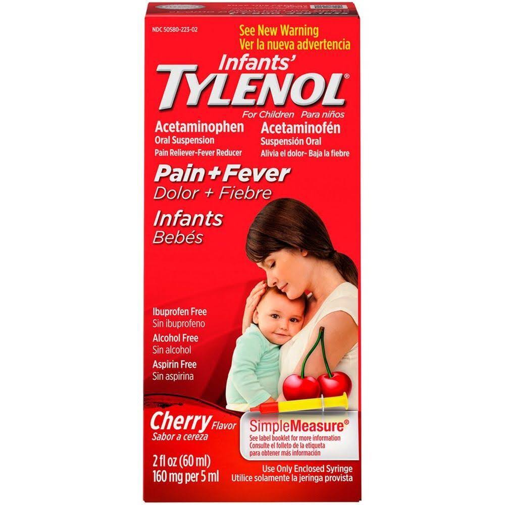 Infants' Tylenol Oral Suspension - Cherry, 60ml