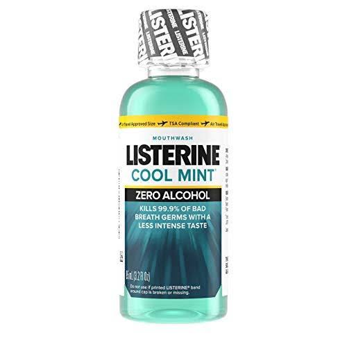 Listerine Zero Alcohol Mouthwash - Cool Mint, 3.2oz