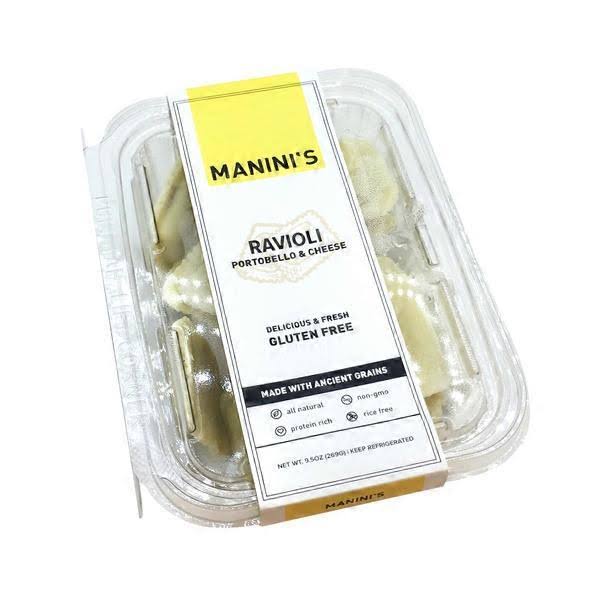 Manini's Gluten Free Mushroom and Cheese Ravioli - 9.5 oz