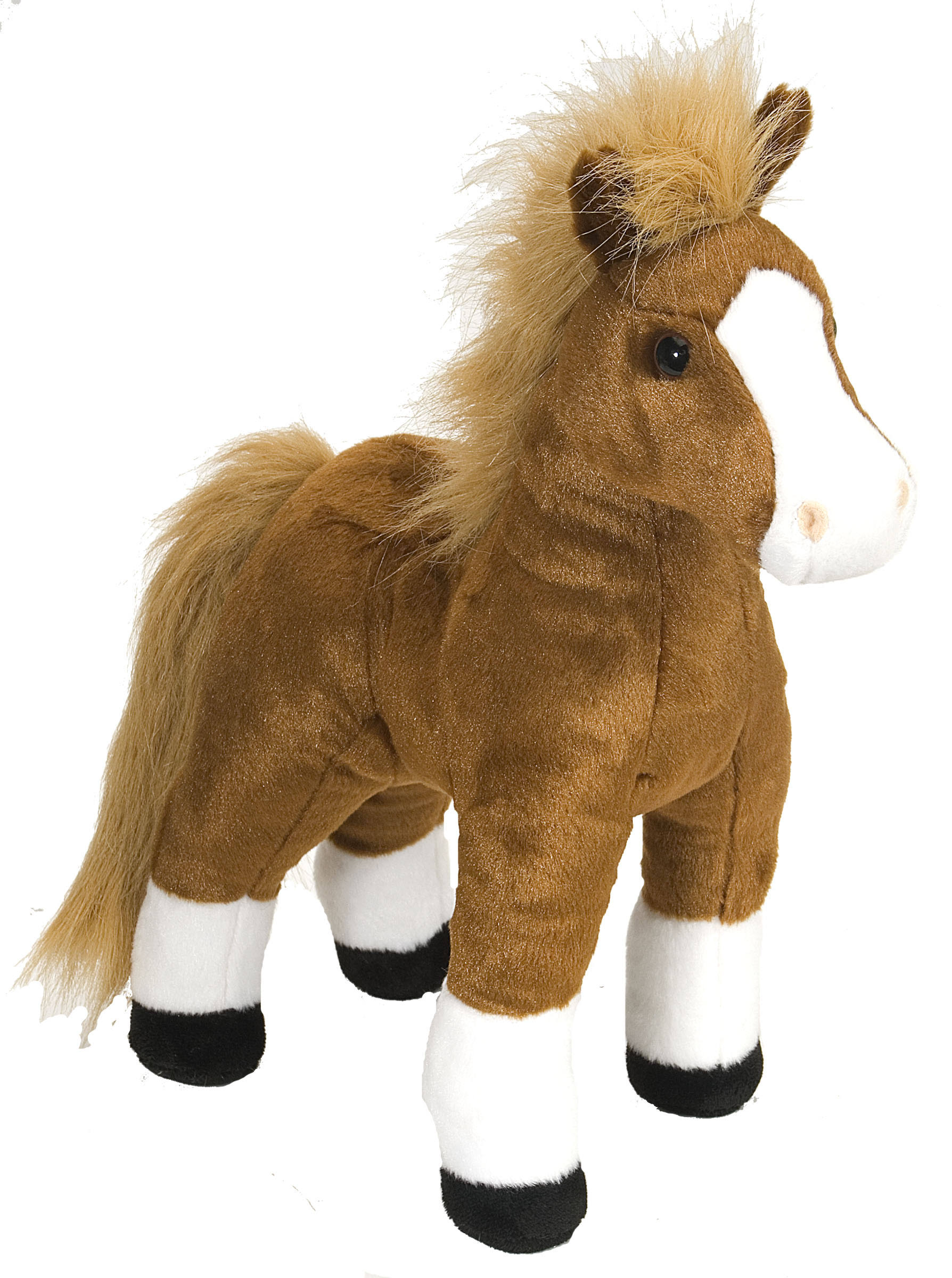 Wild Republic Cuddlekins Plush Toy - Brown Horse, 12"