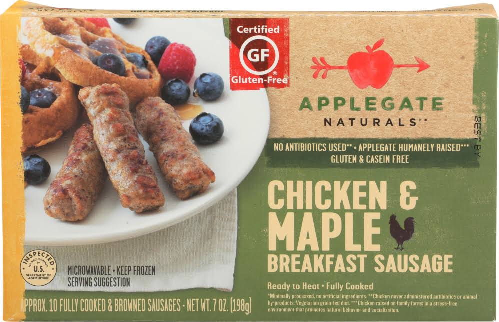 Applegate Chicken & Maple Breakfast Sausage - 198g