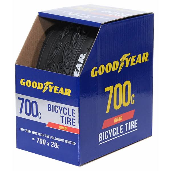 Goodyear Tires 700c x 28mm Folding Hybrid Bike Tire, Black