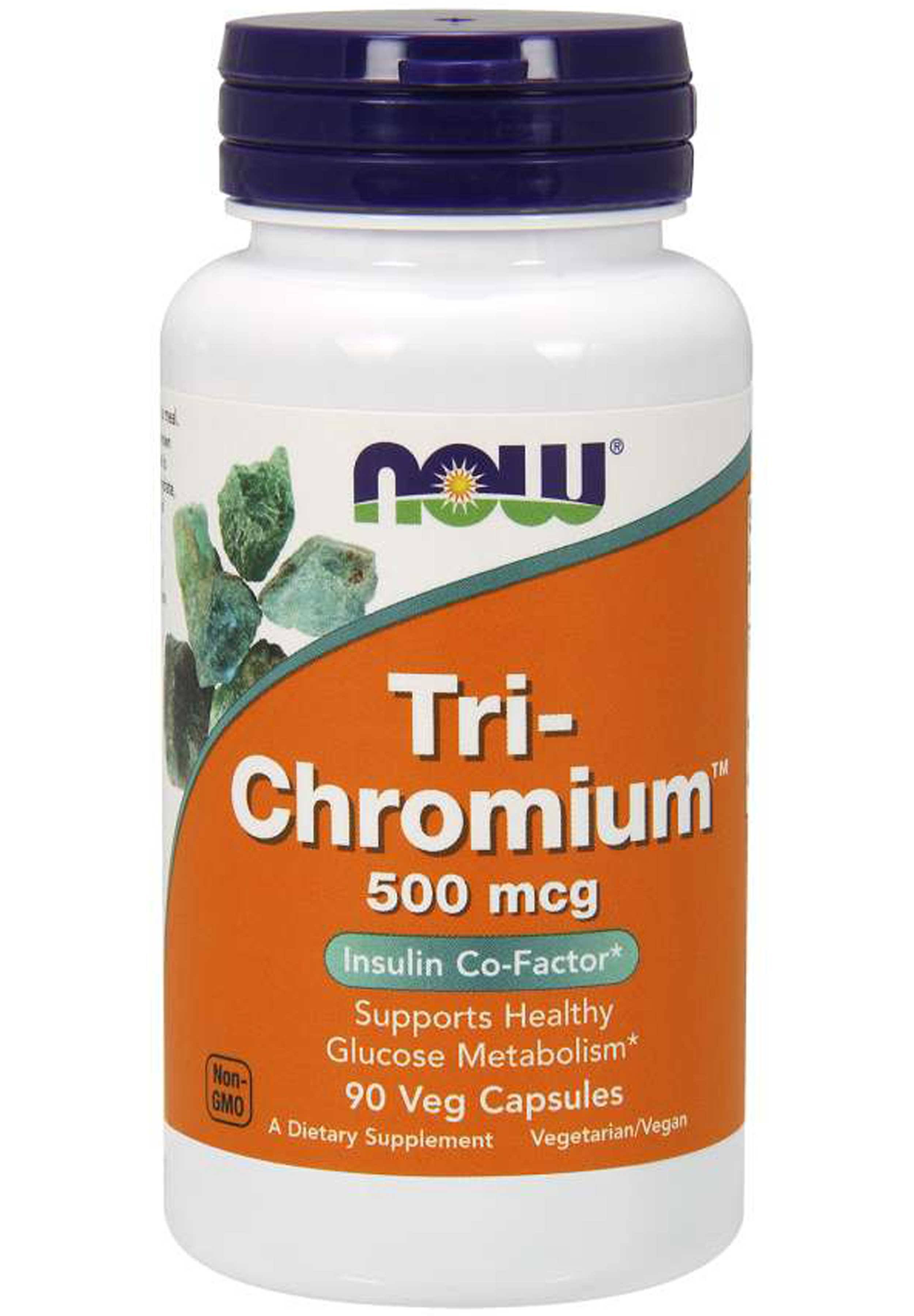 Now Foods Tri-Chromium - 500mcg, 90 Vcaps