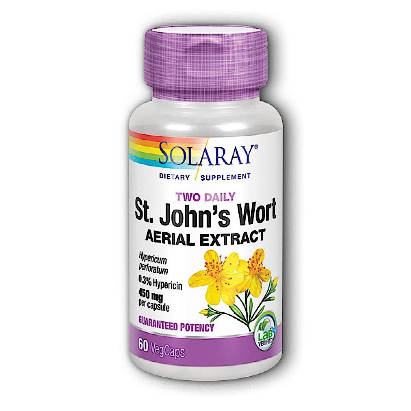 Solaray St John's Wort Two-A-Day Supplement - 900mg, 60ct