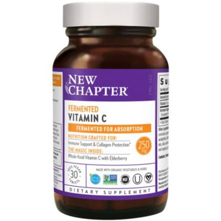 New Chapter Kosher Fermented Vitamin C - 30 Tablets