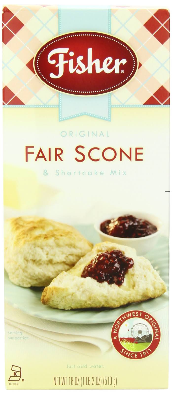 Fisher Original Fair Scone & Shortcake Mix - 510g