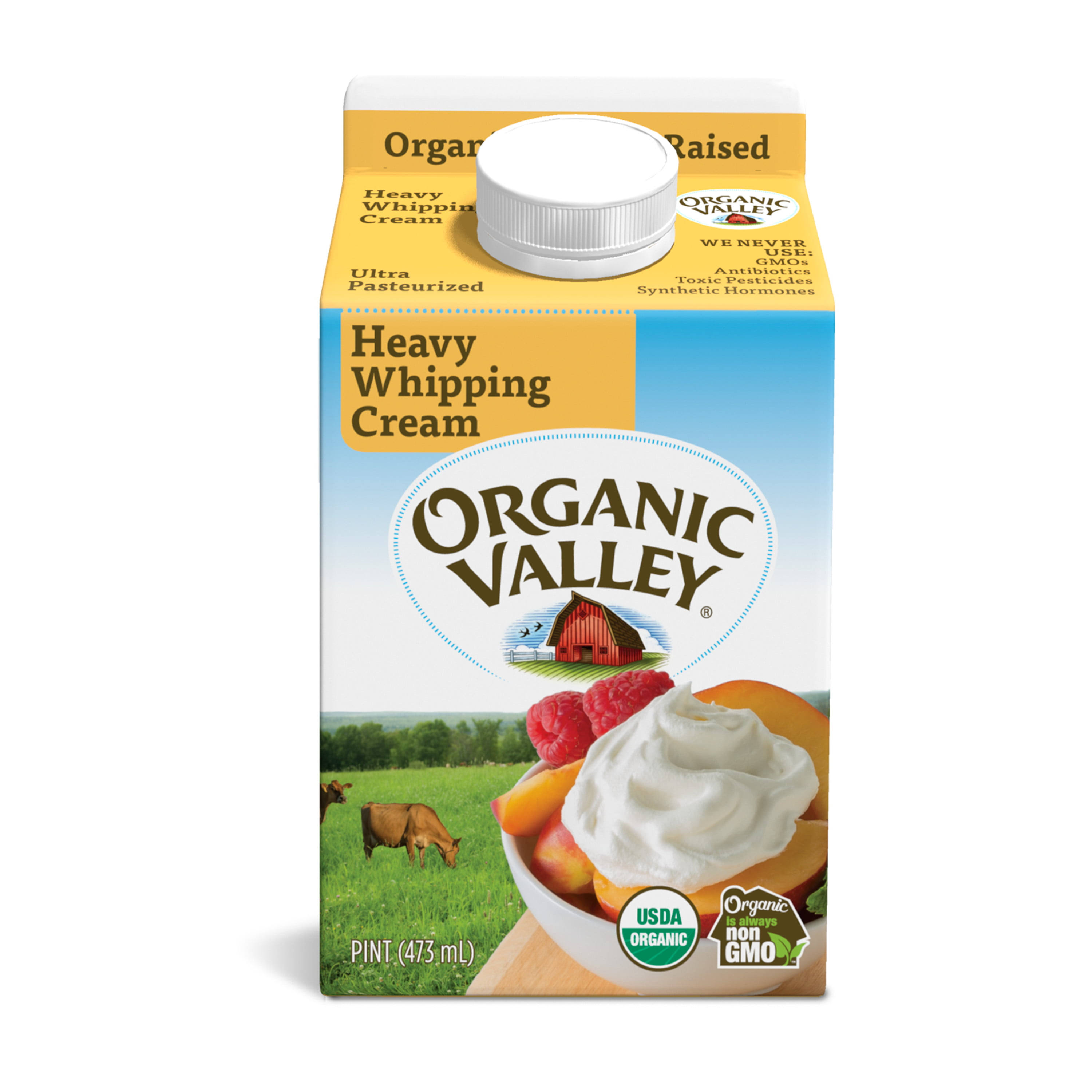 Organic Valley Ultra Pasteurized Heavy Whipping Cream - 16oz