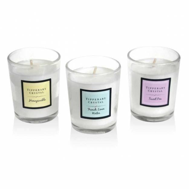 Tipperary Crystal Set 3 Mini Candles