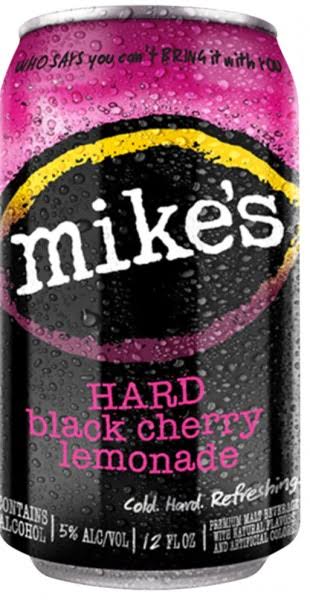 Mike's Beer, Malt Beverage, Premium, Hard Black Cherry Lemonade - 12 pack, 12 fl oz cans