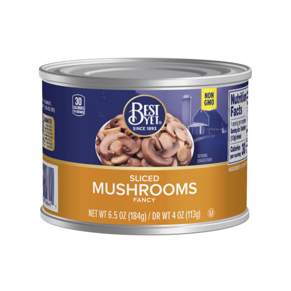 Best Yet Sliced Button Mushrooms - Triple Fresh - Delivered by Mercato