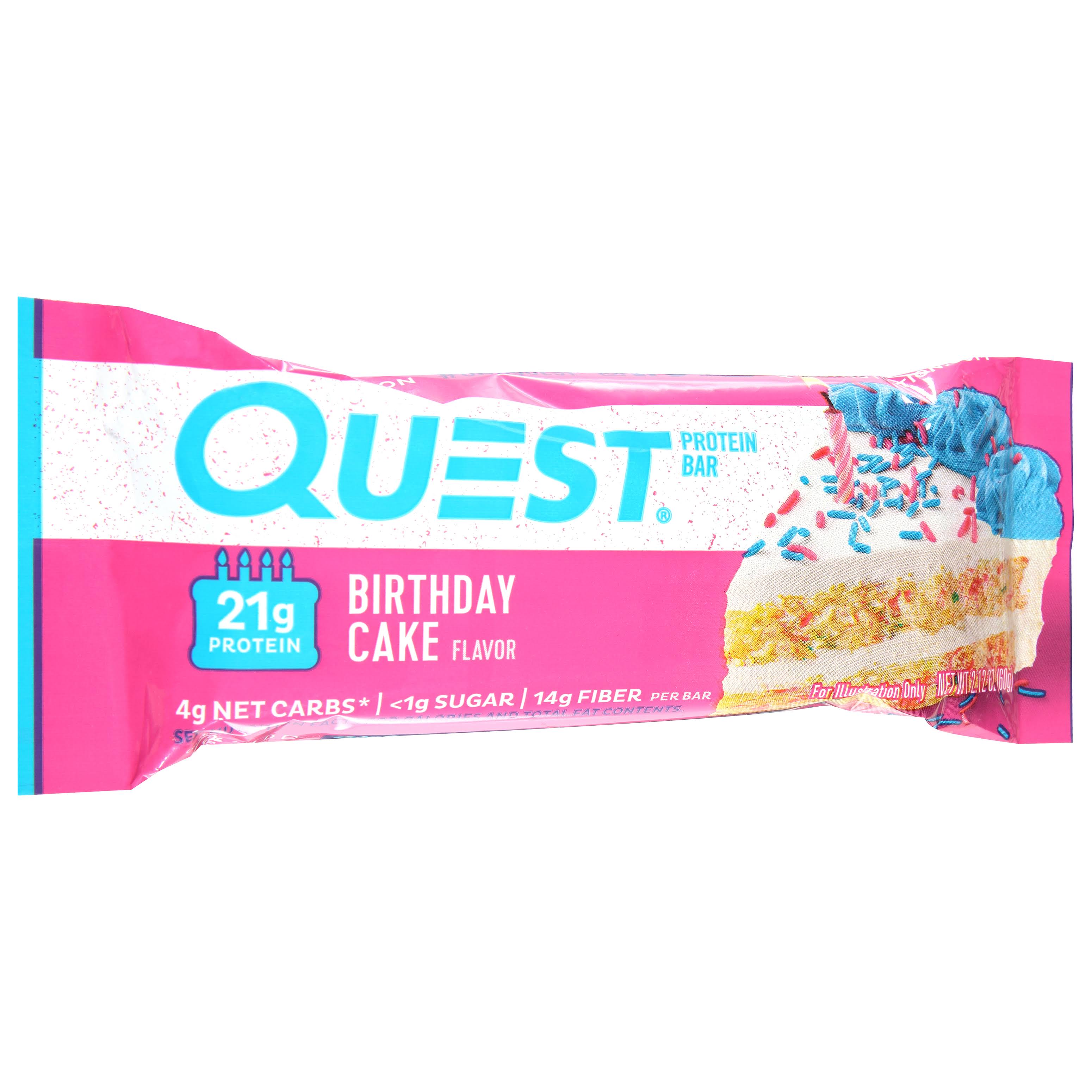 Quest Protein Bar - Birthday Cake, 2.12oz
