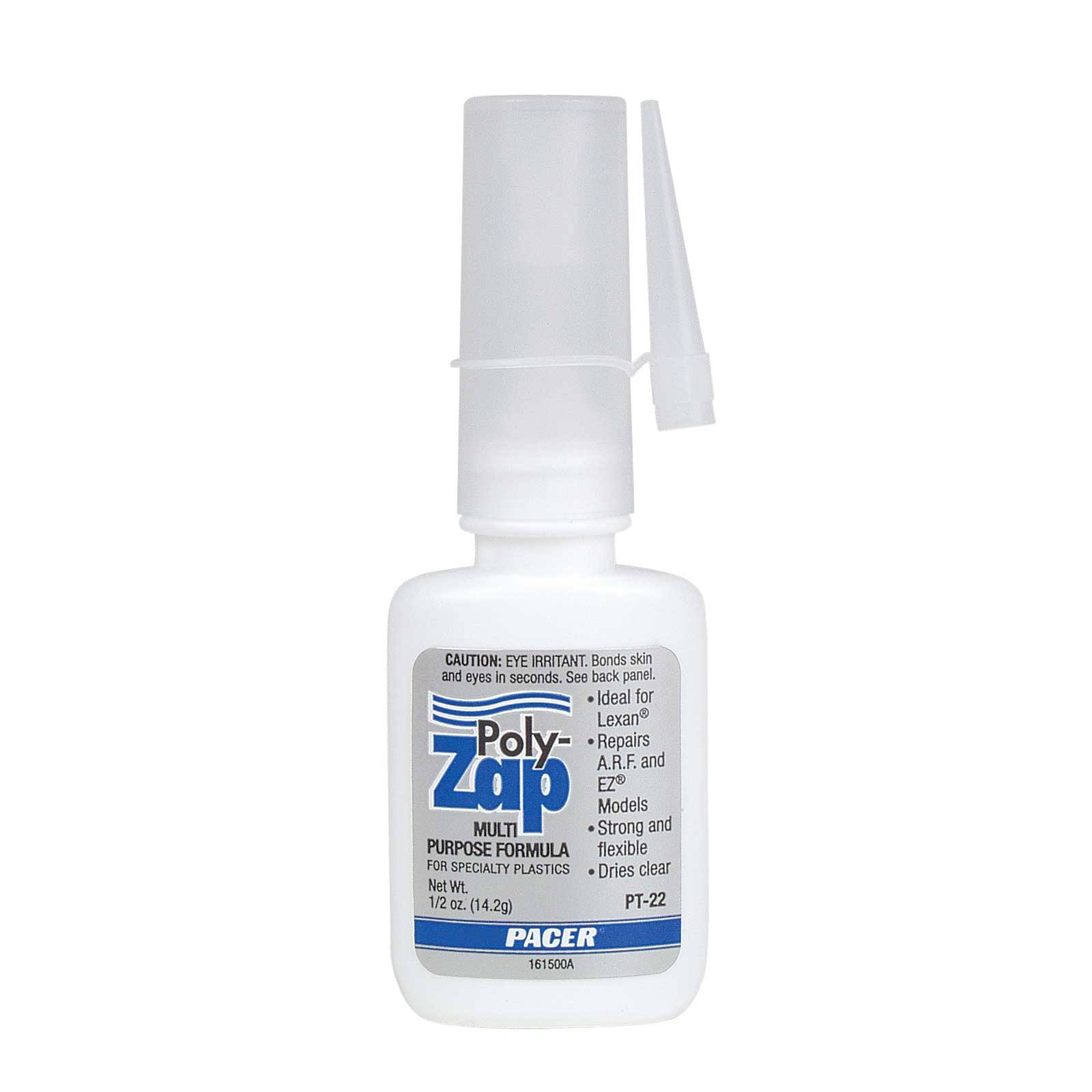 Pacer Technology PT22 Zap Poly Zap Adhesive - 1/2oz
