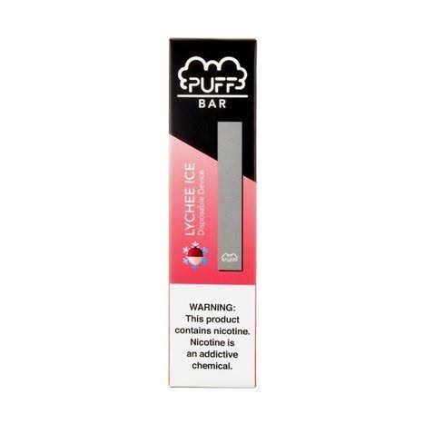 Puff Bar Lychee Ice 5% Disposable Device - 1 Pack - Greenwich Village Farm - Delivered by Mercato