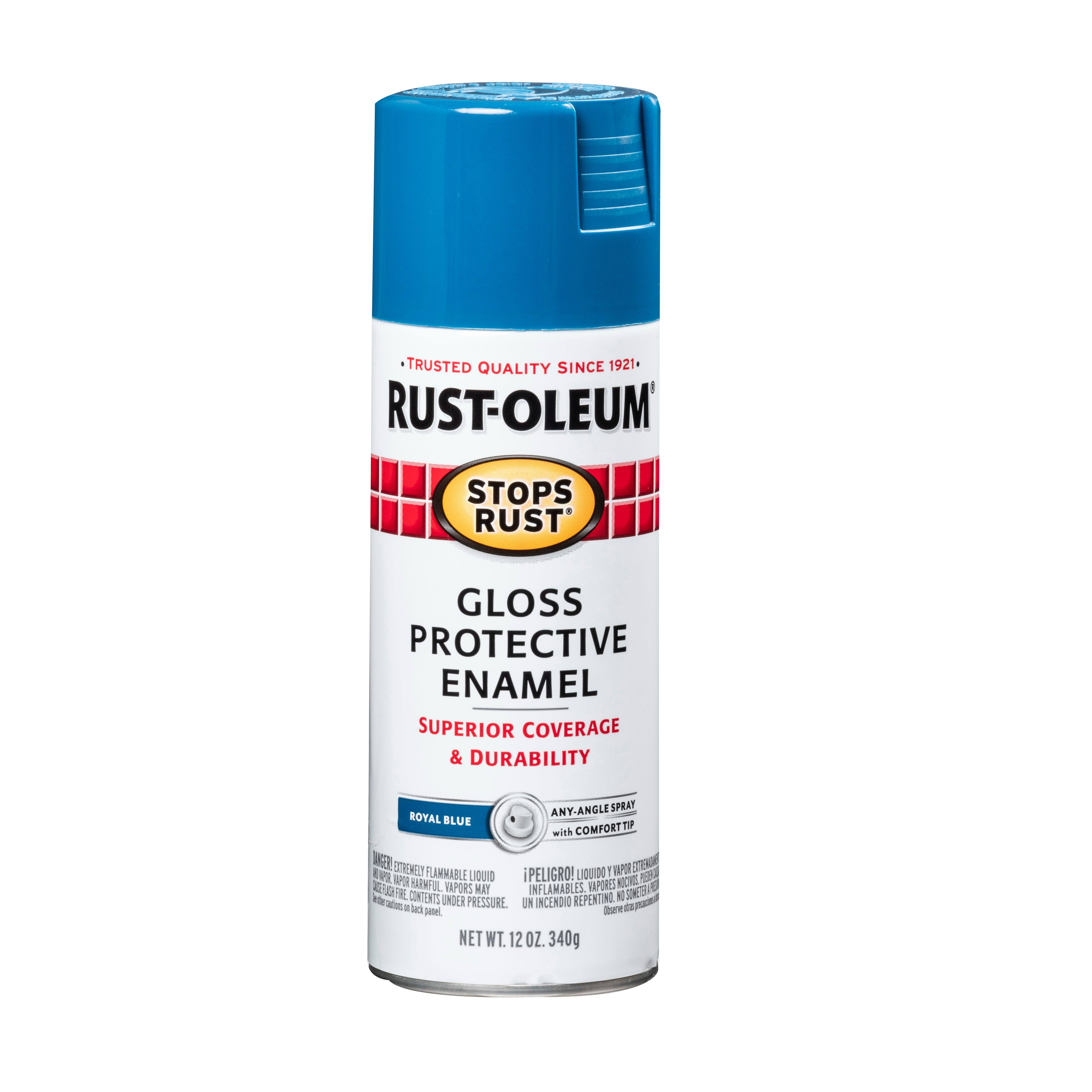 Rust-Oleum Gloss Enamel Spray Paint - Royal Blue, 12oz
