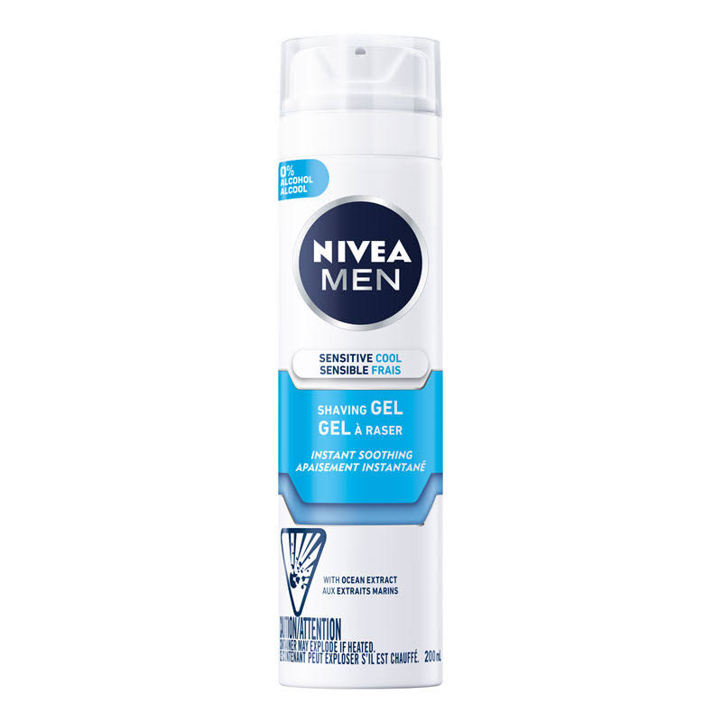 Nivea Men Sensitive Skin Cooling Shaving Gel - 198g