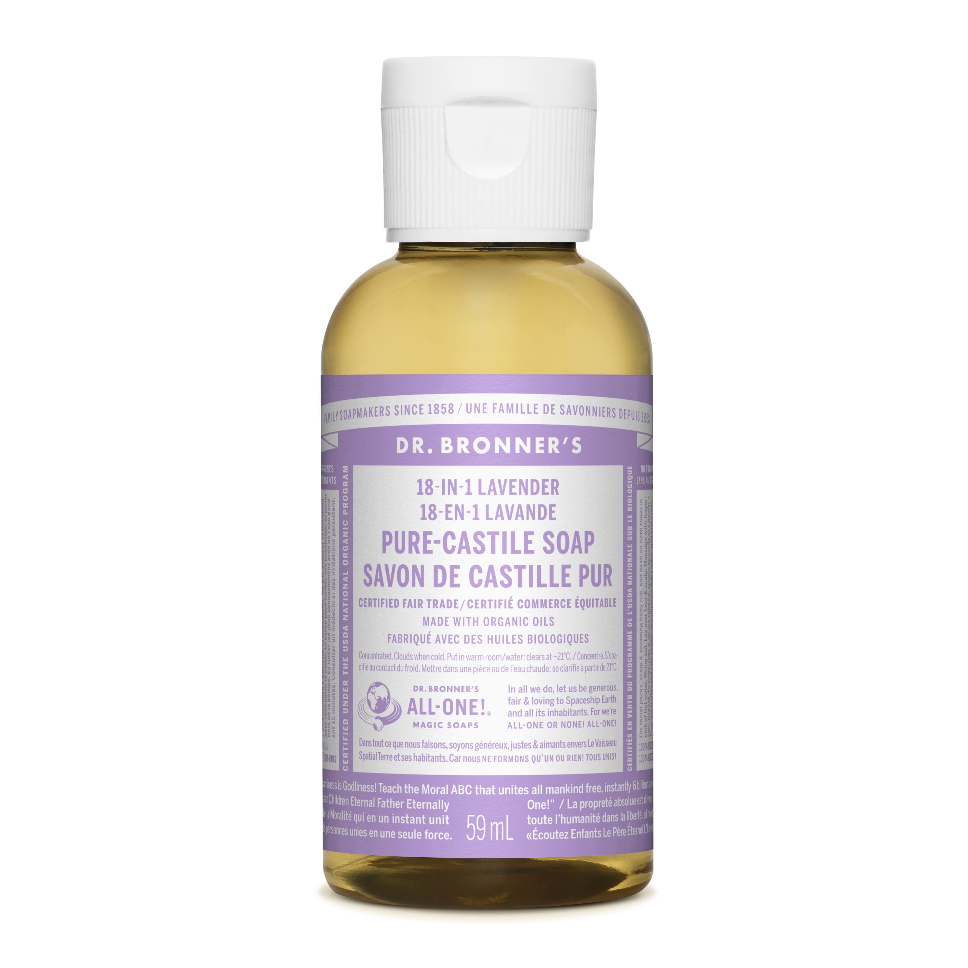 Dr. Bronner's Organic Pure Castile Liquid Soap - Lavender