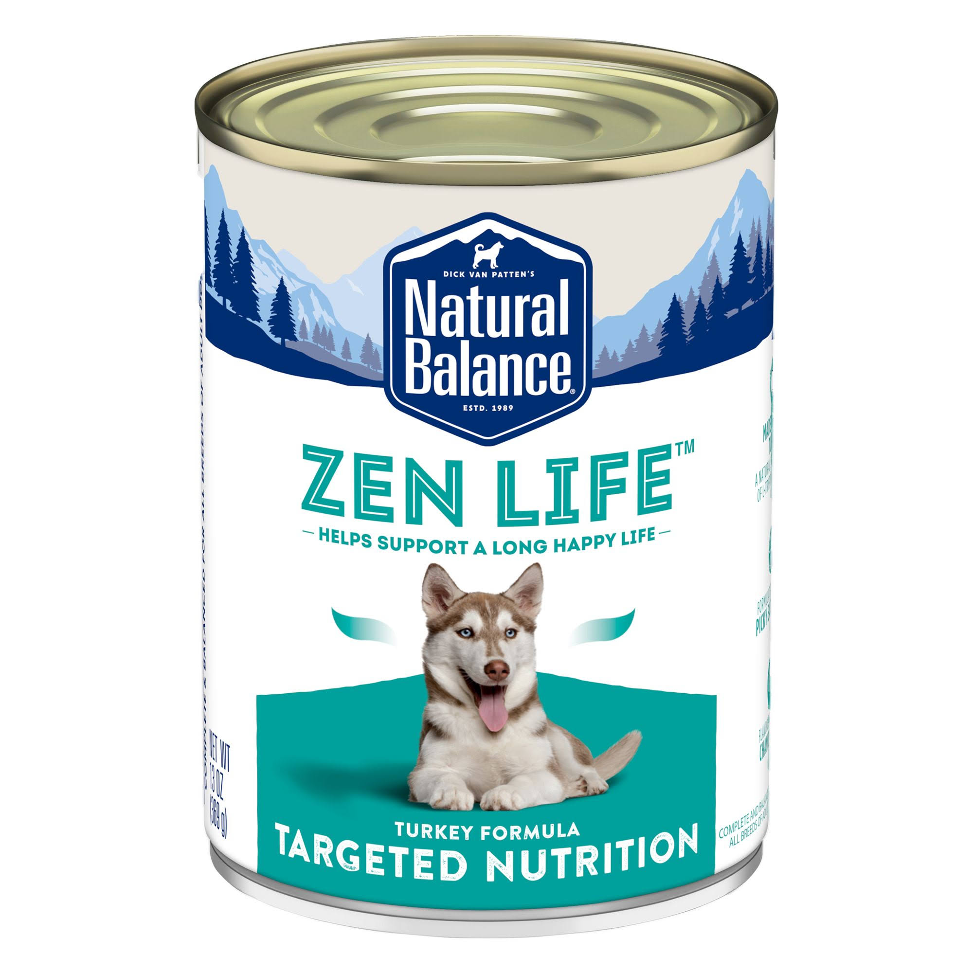 Natural Balance Zen Life Adult Wet Dog Food - Turkey