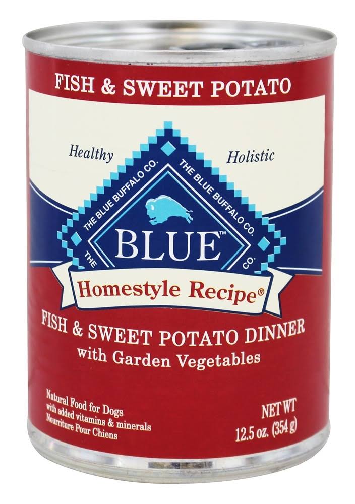 Blue Buffalo Homestyle Recipe Dog Food - Fish and Sweet Potato Dinner