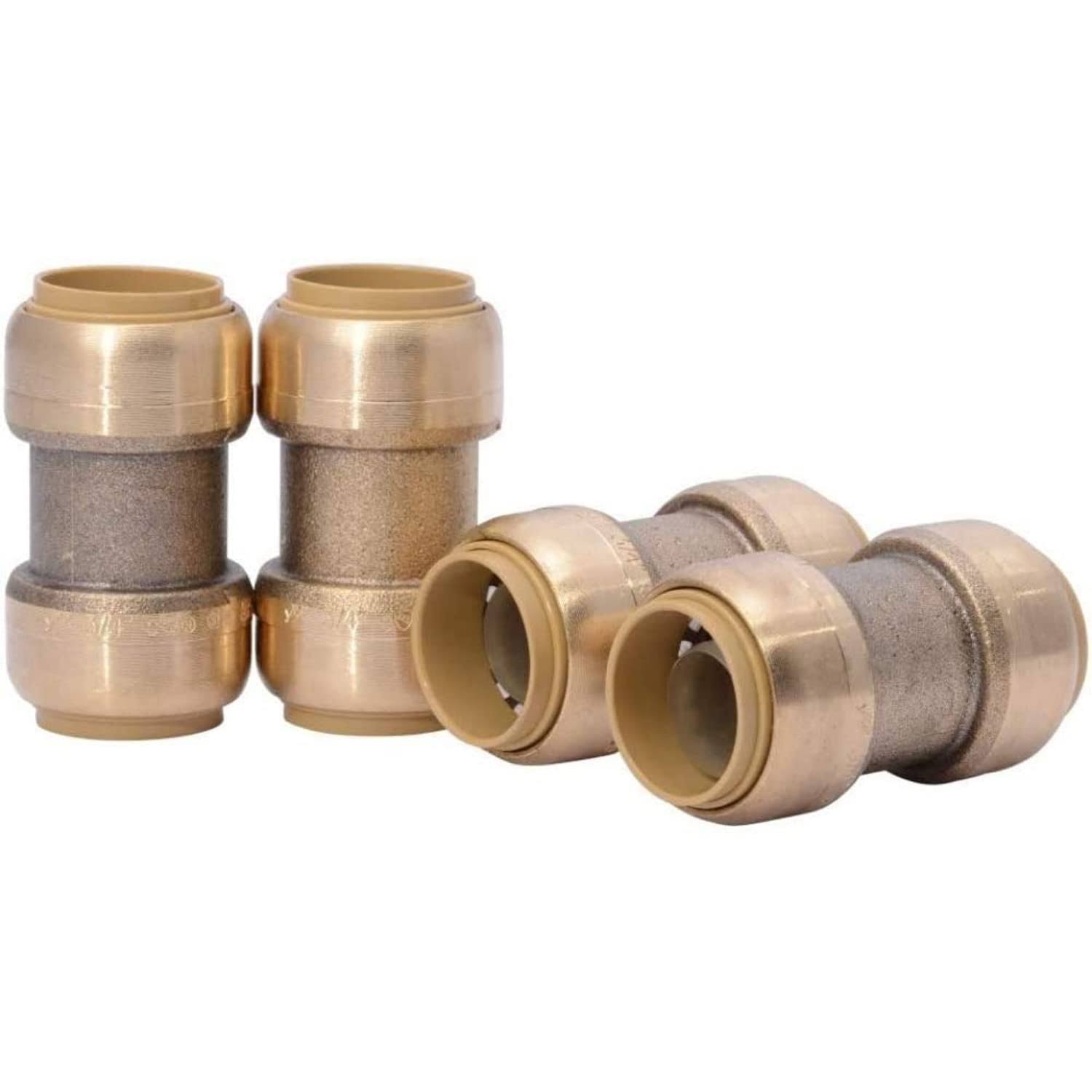 SharkBite Push-to-Connect Coupling - Brass, 3/4"