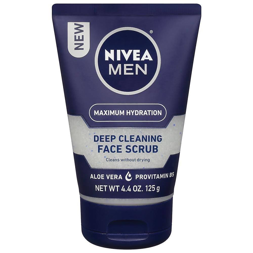 Nivea Men Maximum Hydration Deep Cleaning Face Scrub 4.4 Ounce