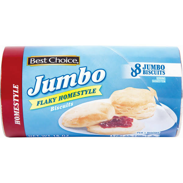 Best Choice Flaky Homestyle Jumbo Biscuits