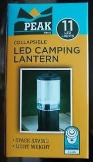 Peak Trail Collapsible 11 LED Light Camping Lantern