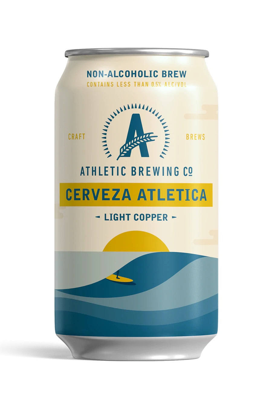 Athletic Brewing Cerveza Atletica Non-Alcoholic Beer 12oz