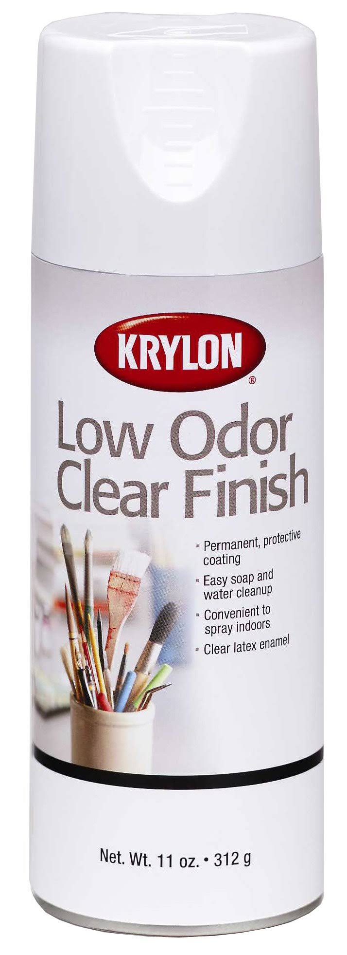 Krylon 7110 Low Odor Clear Finish Spray - Gloss, 11oz