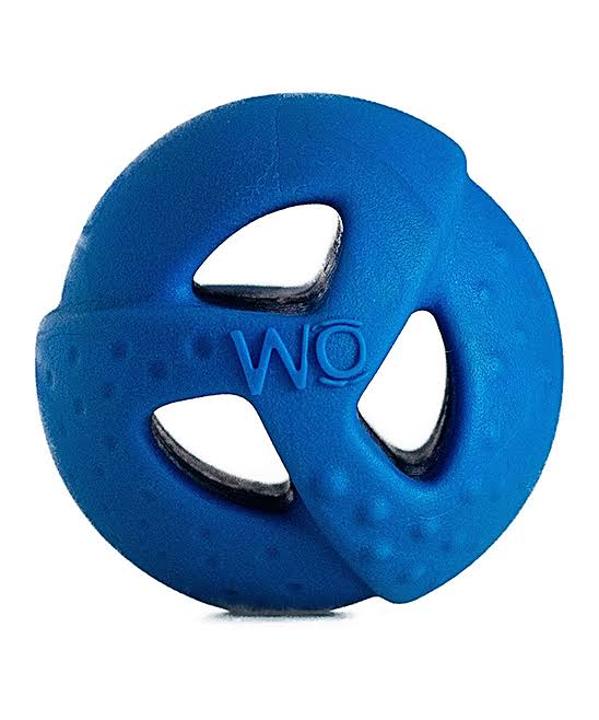 WO Ball & Fetch Toy Blue Dog Ball one size