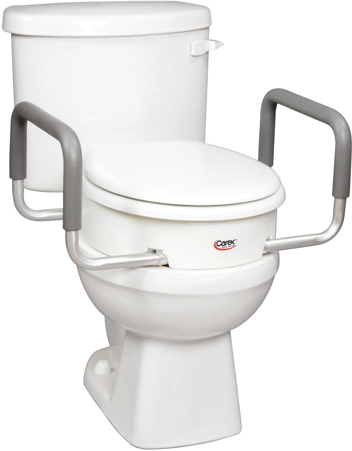 Carex Toilet Seat Elevator - with Arms for Standard Toilets