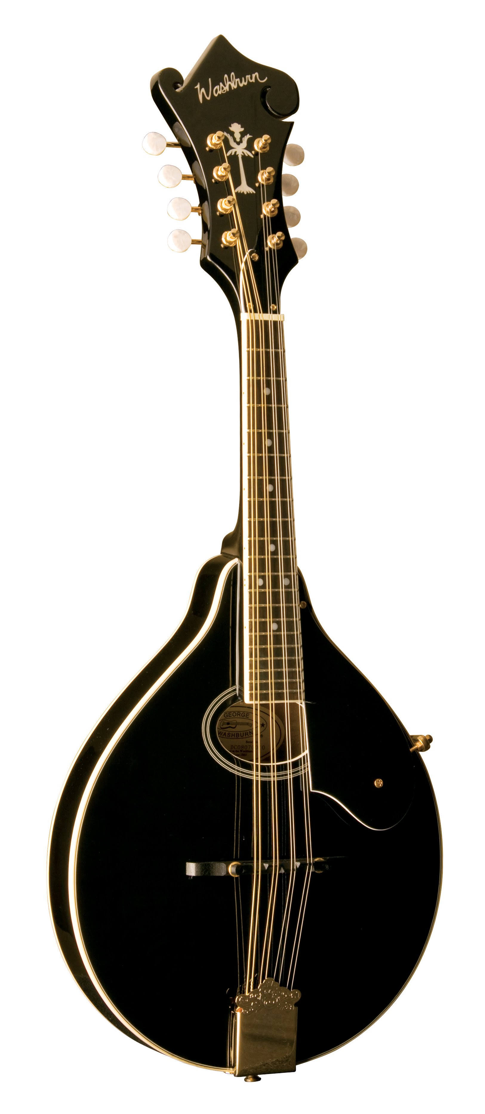 Washburn M1SDLB Americana A-Style Mandolin Black