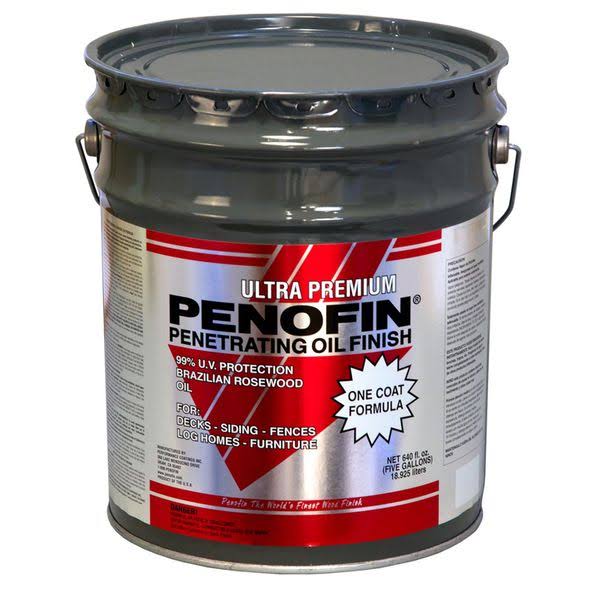 Penofin 1674191 5 Gal Ultra Premium Transparent Oil-Based Wood Stain Sierra