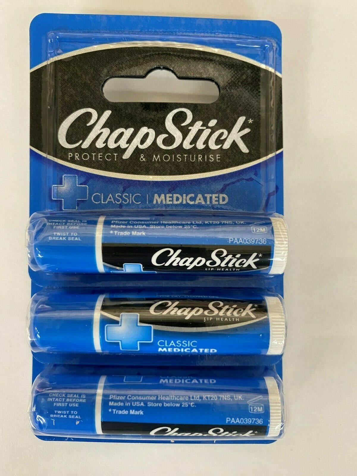 Chap Stick Classic Medicated Lip Balm - 0.15oz