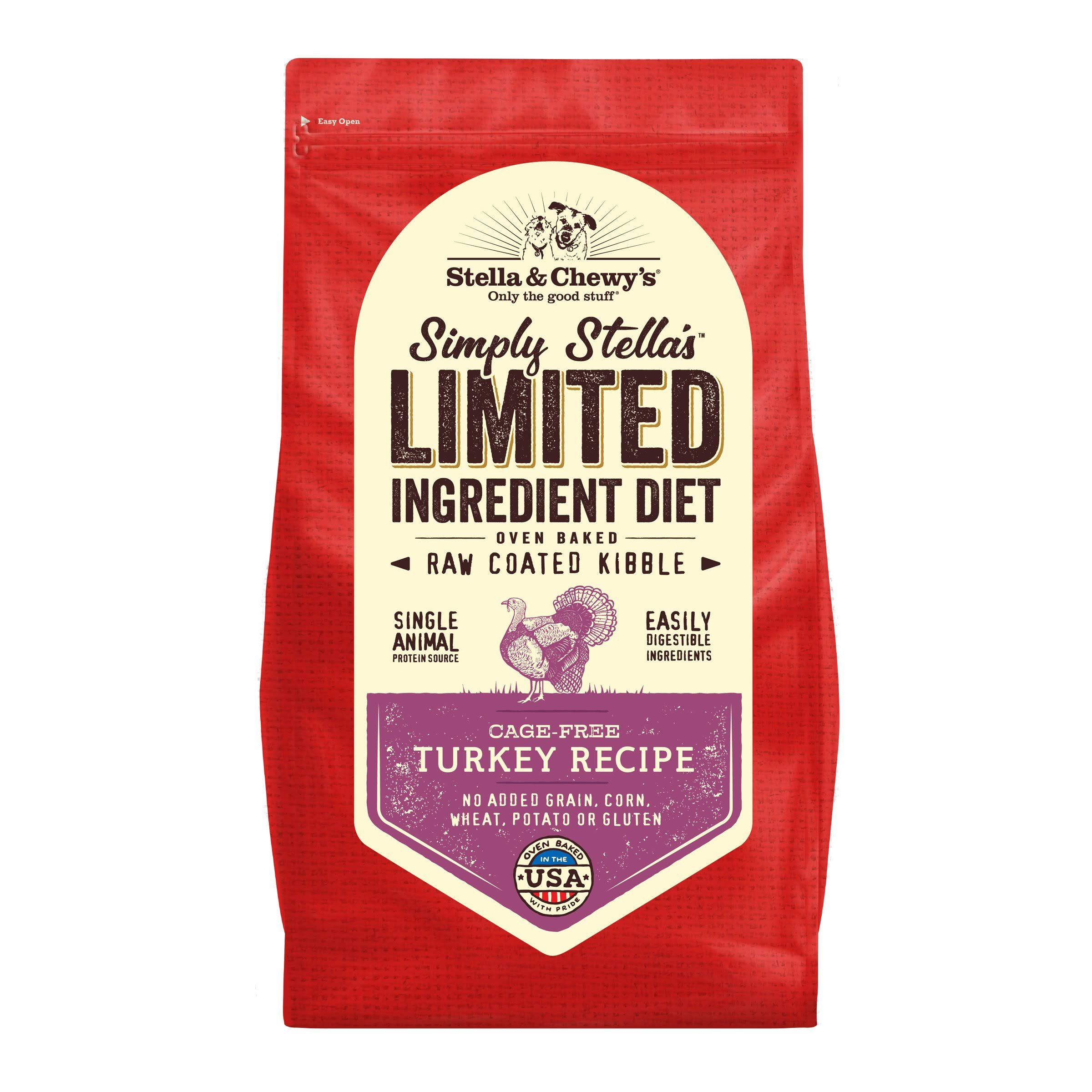 Stella & Chewy's Simply Stella Limited Ingredient Diet Cage-Free Turkey Recipe - 3.5lb