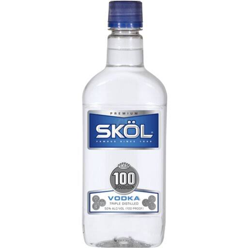 Skol 100 Proof Vodka 375ml