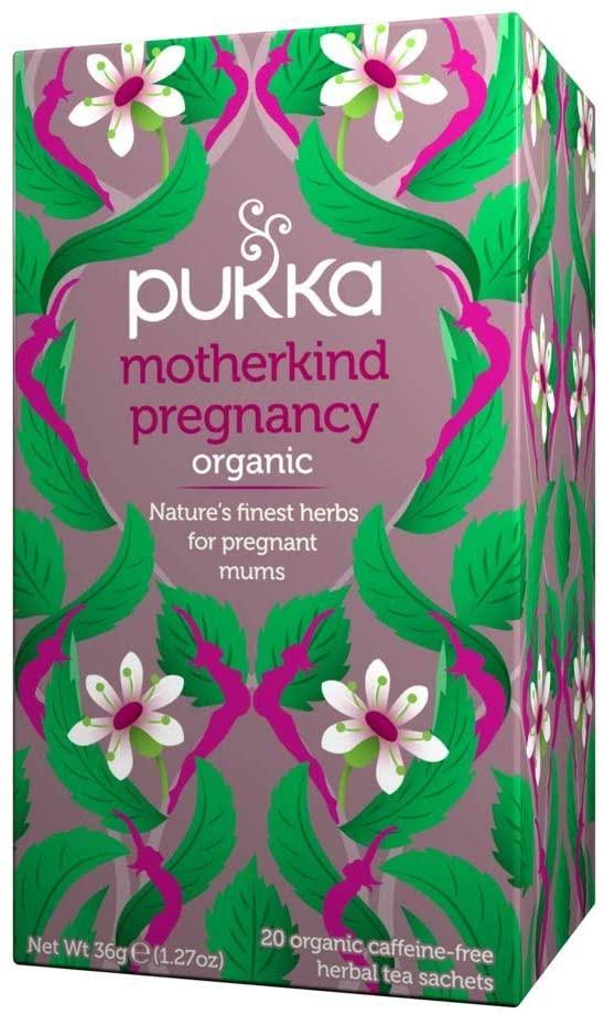 Pukka Organic Motherkind Pregnancy Caffeine Free Herbal Tea Bags - 36g, 20ct